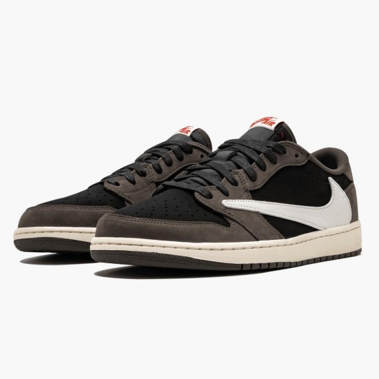 Donna/Uomo Air Jordan 1 Retro Low OG SP Travis Scott CQ4277-001 Scarpe Da Ginnastica