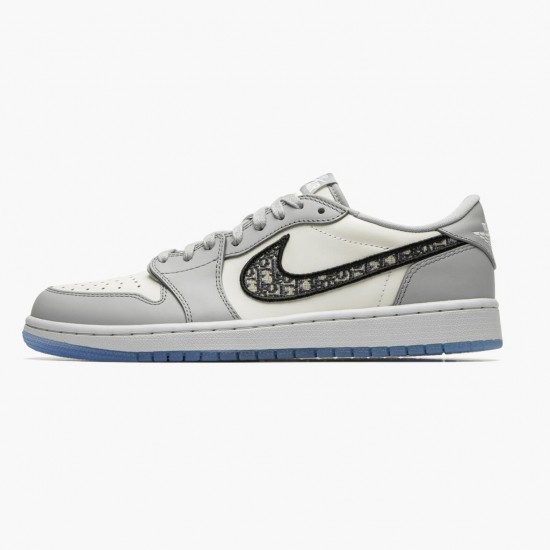 Donna/Uomo Air Jordan 1 Retro Low Wolf Grey Sail Photoson Dust CN8608-002 Scarpe Da Ginnastica