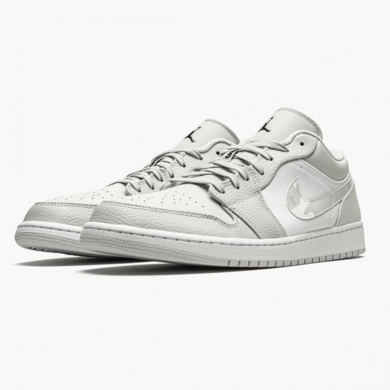 Donna/Uomo Air Jordan 1 Retro Low White Camo DC9036-100 Scarpe Da Ginnastica