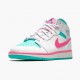 Donna Air Jordan 1 Mid Digital Pink 555112-102 Scarpe Da Ginnastica