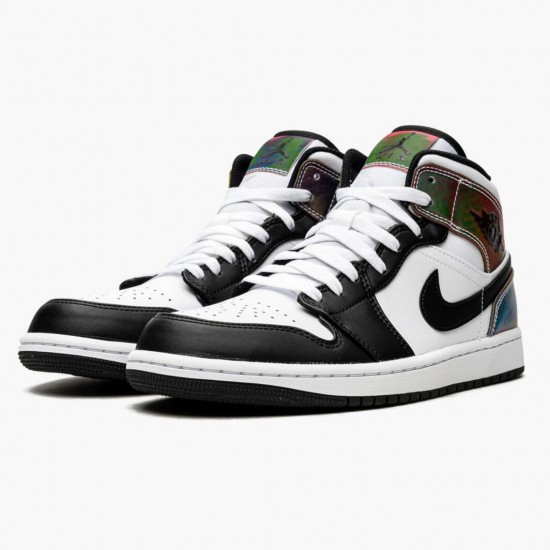 Donna/Uomo Air Jordan 1 Mid Heat Reactive DM7802-100 Scarpe Da Ginnastica