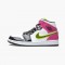 Uomo Air Jordan 1 Mid White Black Cyber Pink CZ9834-100 Scarpe Da Ginnastica