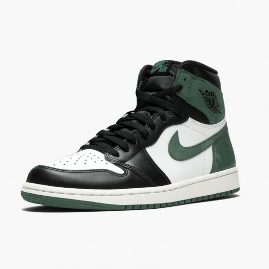 Donna/Uomo Air Jordan 1 Retro High Clay Green 555088-135 Scarpe Da Ginnastica