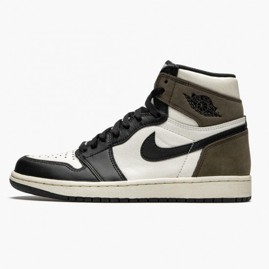 Donna/Uomo Air Jordan 1 Retro High Dark Mocha 555088-105 Scarpe Da Ginnastica