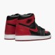 Donna/Uomo Air Jordan 1 Retro High OG Banned Bred 555088-001 Scarpe Da Ginnastica