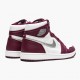 Donna/Uomo Air Jordan 1 Retro High OG Bordeaux 555088-611 Scarpe Da Ginnastica