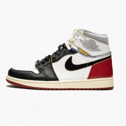 Uomo Air Jordan 1 Retro High Union Los Angeles Black Toe BV1300-106 Scarpe Da Ginnastica