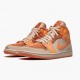 Donna/Uomo Air Jordan 1 Mid Apricot Orange Apricot Agate Terra Blush DH4270-800 Scarpe Da Ginnastica