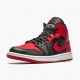 Donna/Uomo Air Jordan 1 Mid Banned 2020 554724-074 Scarpe Da Ginnastica