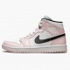 Donna Air Jordan 1 Mid Barely Rose BQ6472-500 Scarpe Da Ginnastica