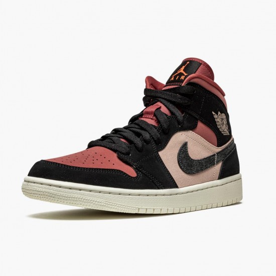 Donna Air Jordan 1 Mid Canyon Rust BQ6472-202 Scarpe Da Ginnastica