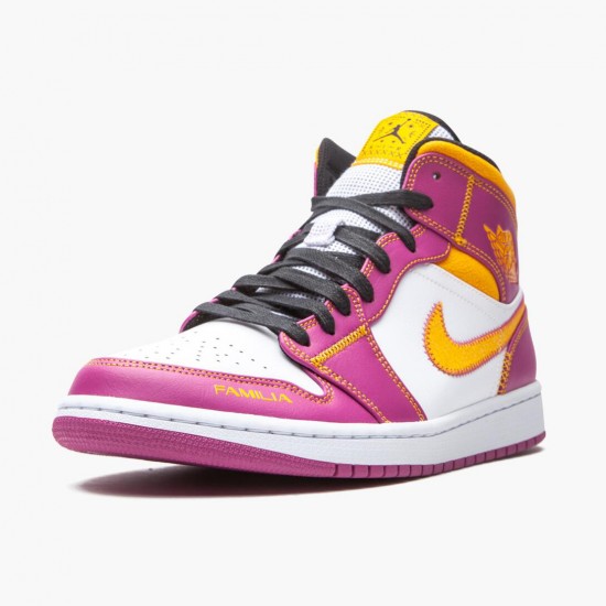 Donna/Uomo Air Jordan 1 Mid Dia de los Muertos DC0350-100 Scarpe Da Ginnastica