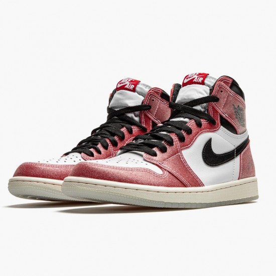 Donna/Uomo Air Jordan 1 Retro High Trophy Room Chicago DA2728-100 Scarpe Da Ginnastica