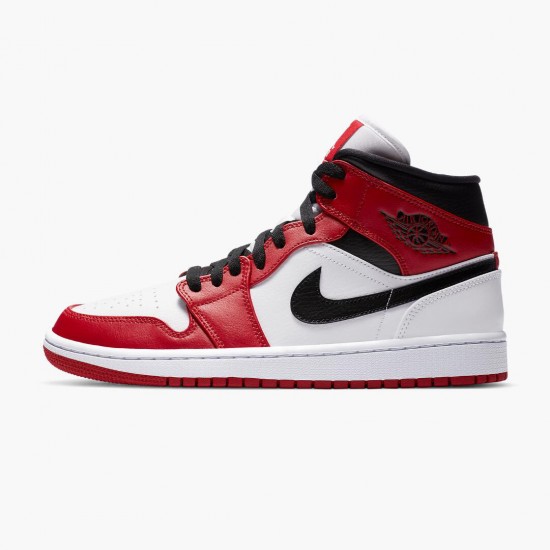 Donna/Uomo Air Jordan 1 Mid Chicago 2020 554724-173 Scarpe Da Ginnastica