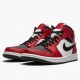 Uomo Air Jordan 1 Mid Chicago Black Toe 554724-069 Scarpe Da Ginnastica