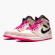 Donna/Uomo Air Jordan 1 Mid Crimson Tint 852542-801 Scarpe Da Ginnastica