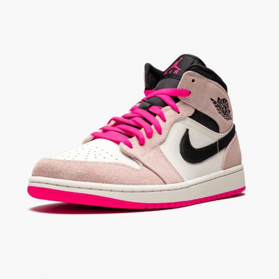 Donna/Uomo Air Jordan 1 Mid Crimson Tint 852542-801 Scarpe Da Ginnastica