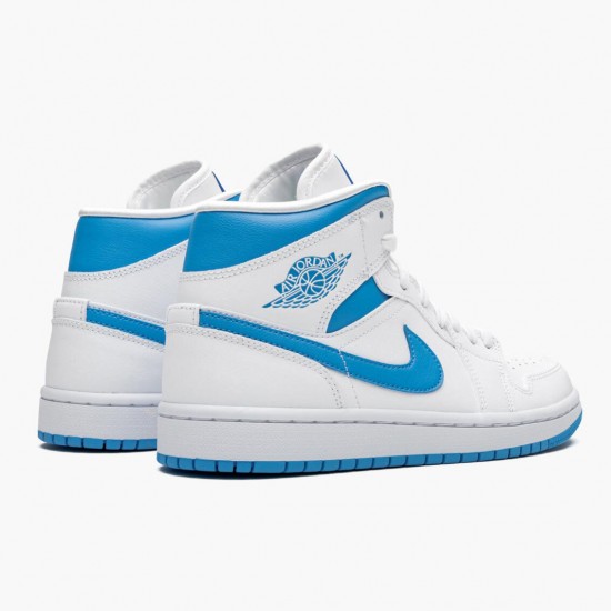 Uomo Air Jordan 1 Mid UNC BQ6472-114 Scarpe Da Ginnastica