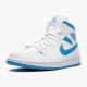 Uomo Air Jordan 1 Mid UNC BQ6472-114 Scarpe Da Ginnastica