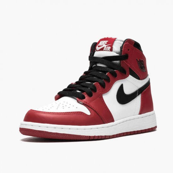 Donna/Uomo Air Jordan 1 Retro Chicago 575441-101 Scarpe Da Ginnastica