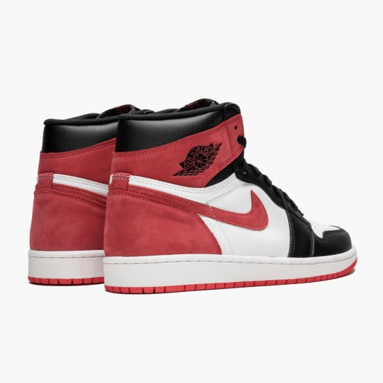 Donna/Uomo Air Jordan 1 Retro High OG Track Red 555088-112 Scarpe Da Ginnastica