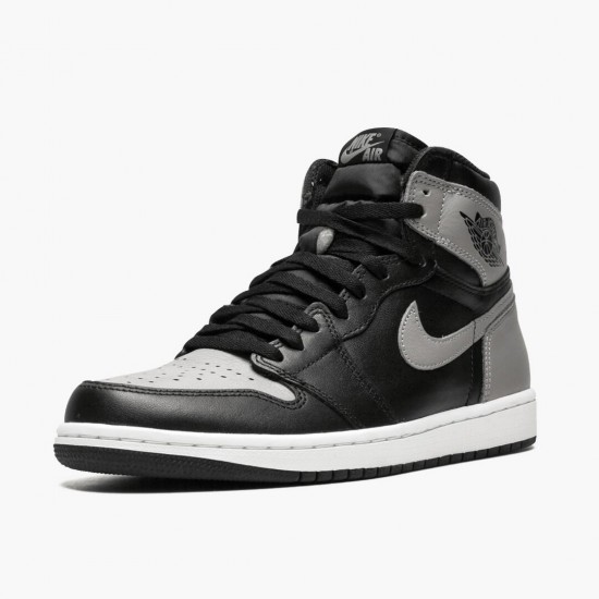 Uomo Air Jordan 1 Retro High Shadow 555088-013 Scarpe Da Ginnastica