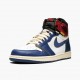 Uomo Air Jordan 1 Retro High Union Los Angeles Storm Blue BV1300-146 Scarpe Da Ginnastica