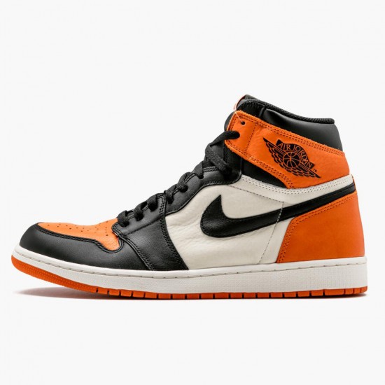 Uomo Air Jordan 1 Retro Shattered Backboard 555088-005 Scarpe Da Ginnastica