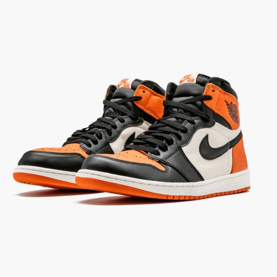 Uomo Air Jordan 1 Retro Shattered Backboard 555088-005 Scarpe Da Ginnastica