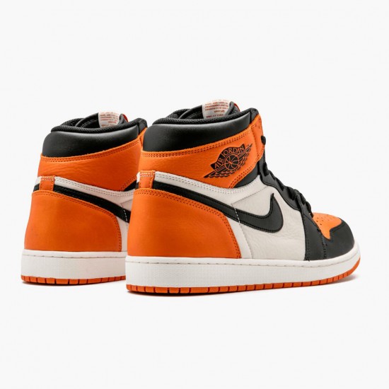 Uomo Air Jordan 1 Retro Shattered Backboard 555088-005 Scarpe Da Ginnastica