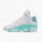 Donna Air Jordan 13 Retro Aurora Green 439358-100 Scarpe Da Ginnastica