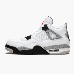 Uomo Air Jordan 4 Retro OG White CeUomot 840606-192 Scarpe Da Ginnastica