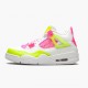 Donna/Uomo Air Jordan 4 Retro White Lemon Pink CV7808-100 Scarpe Da Ginnastica