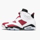 Donna/Uomo Air Jordan 6 Retro Carmine 384664-160 Scarpe Da Ginnastica