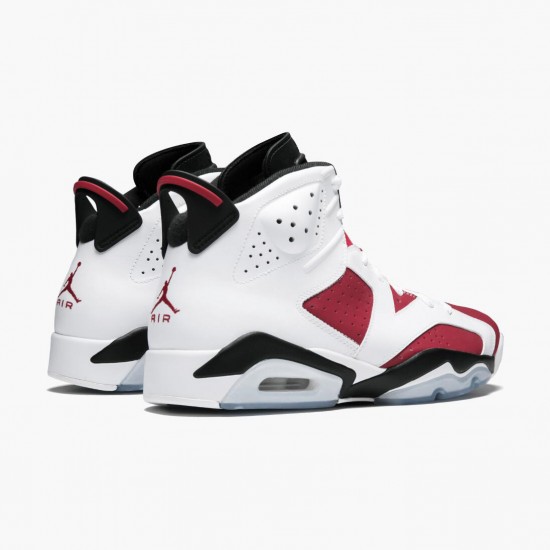 Donna/Uomo Air Jordan 6 Retro Carmine 384664-160 Scarpe Da Ginnastica