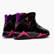 Donna/Uomo Air Jordan 7 Retro Black Patent 313358-006 Scarpe Da Ginnastica