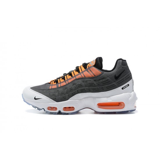 Uomo Air Max 95 TT Grigio Bianco Arancione DD1871-001 Scarpe Da Ginnastica