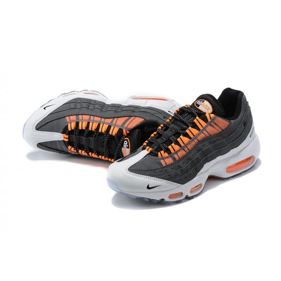 Uomo Air Max 95 TT Grigio Bianco Arancione DD1871-001 Scarpe Da Ginnastica