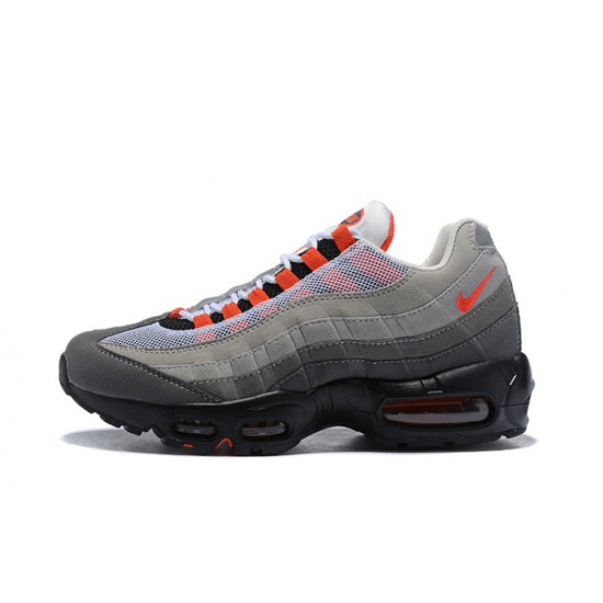 Uomo  Air Max 95 OG Grigio Rosso AT2865-100 Scarpe Da Ginnastica