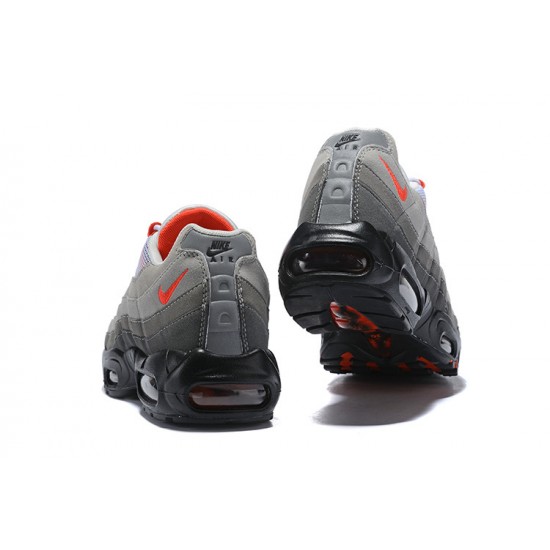 Uomo  Air Max 95 OG Grigio Rosso AT2865-100 Scarpe Da Ginnastica