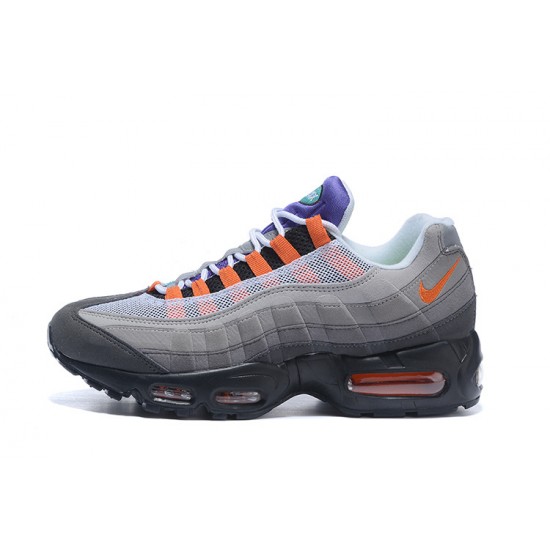 Donna/Uomo Air Max 95 OG QS Nerosafety Arancionevolt 810374-078 Scarpe Da Ginnastica