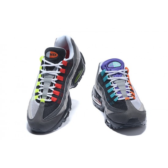 Donna/Uomo Air Max 95 OG QS Nerosafety Arancionevolt 810374-078 Scarpe Da Ginnastica