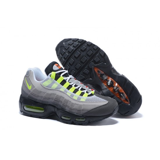 Donna/Uomo Air Max 95 OG QS Nerosafety Arancionevolt 810374-078 Scarpe Da Ginnastica