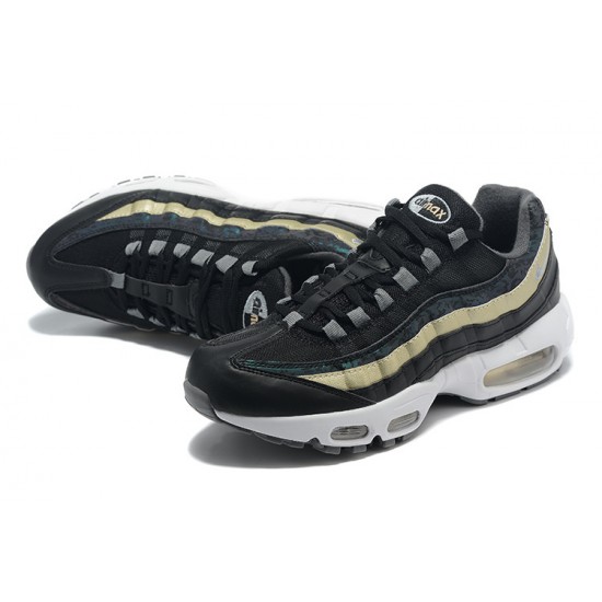 Uomo Air Max 95 TT Nero Oro DC9474-001 Scarpe Da Ginnastica