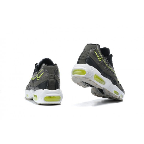 Uomo Air Max 95 TT Nero Verde CV6899-001 Scarpe Da Ginnastica