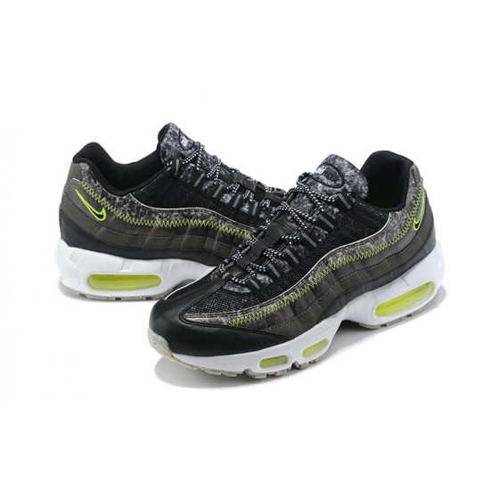 Uomo Air Max 95 TT Nero Verde CV6899-001 Scarpe Da Ginnastica