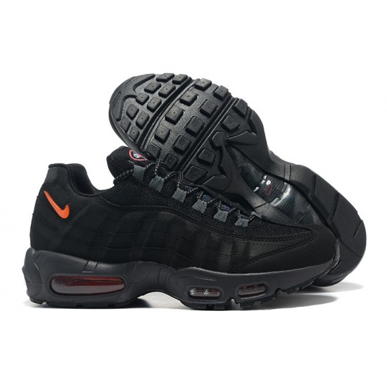 Uomo Air Max 95 TT Nero Arancione DV5672-001 Scarpe Da Ginnastica