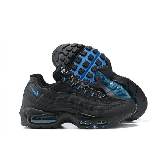 Uomo Air Max 95 TT Nero and Blu Scarpe Da Ginnastica