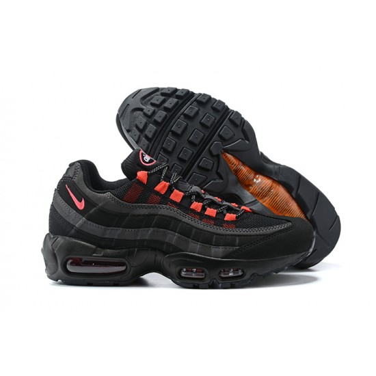 Uomo Air Max 95 TT Nero and Rosso Scarpe Da Ginnastica