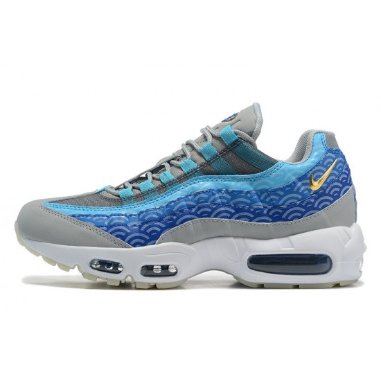 Uomo Air Max 95 TT Blu Grigio Bianco CW7992-001 Scarpe Da Ginnastica